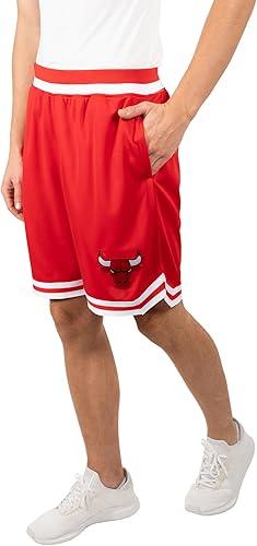 Ultra Game NBA Chicago Bulls Official Men's Supreme Active Basketball Training Shorts|Chicago Bulls - UltraGameShop