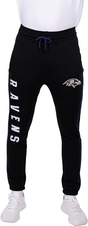 Ultra Game NFL Baltimore Ravens Men's Active Super Soft Game Day Jogger Sweatpants|Baltimore Ravens - UltraGameShop