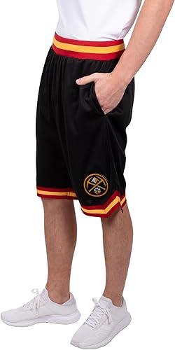 Ultra Game NBA Denver Nuggets Men's Active Knit Basketball Training Shorts|Denver Nuggets - UltraGameShop