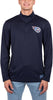Ultra Game NFL Tennessee Titans Mens Super Soft Quarter Zip Long Sleeve T-Shirt|Tennessee Titans