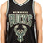 Ultra Game NBA Milwaukee Bucks Men's Sleeveless Mesh Tank Top Muscle T-Shirt|Milwaukee Bucks - UltraGameShop
