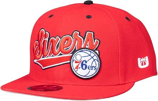 Ultra Game Adults Philadelphia 76ers Snap Back 3D Embroidered Team Logo Baseball Cap Hat |Philadelphia 76ers - UltraGameShop