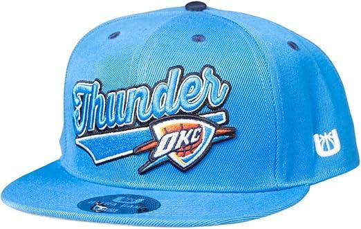 Ultra Game NBA Oklahoma City Thunder Boys 8-20 Snap Back 3D Embroidered Team Logo Baseball Cap Hat|Oklahoma City Thunder - UltraGameShop