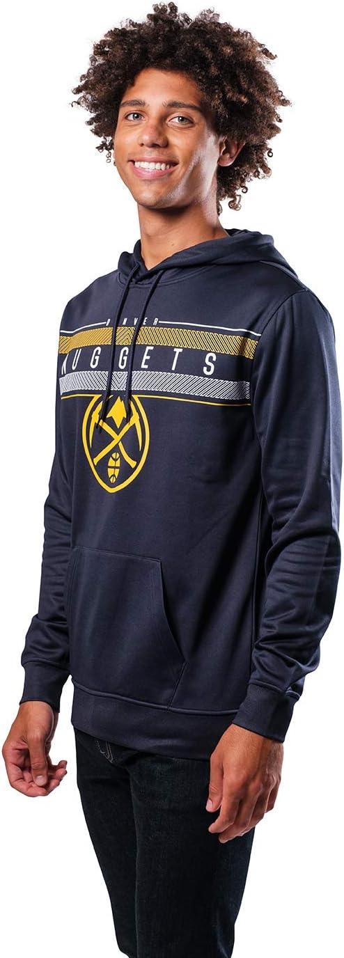 Ultra Game NBA Denver Nuggets Men's Fleece Hoodie Pullover Sweatshirt Poly Midtown | Denver Nuggets - UltraGameShop