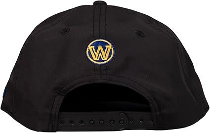 Ultra Game NBA Official Youth 8-20 Ultimate Snap Back Baseball Cap Hat, Golden State Warriors, Black, 1SIZE|Golden State Warriors