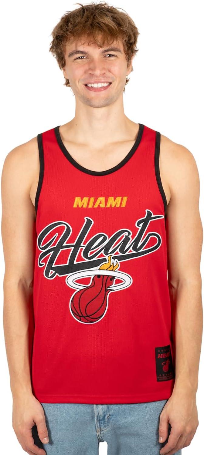 Ultra Game NBA Miami Heat Tank Top Mesh Sleeveless Muscle T-Shirt|Miami Heat - UltraGameShop