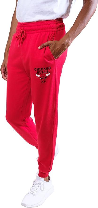 Ultra Game NBA Chicago Bulls Men's Super Soft Game Day Jogger Sweatpants|Chicago Bulls - UltraGameShop