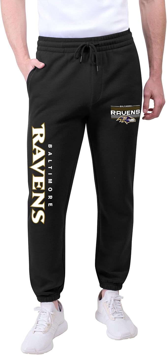 NFL Official Adults Super Soft Game Day Jogger Sweatpants - Unisex|Baltimore Ravens
