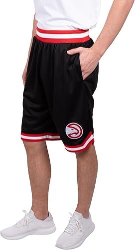 Ultra Game NBA Atlanta Hawks Men's Active Knit Basketball Training Shorts|Atlanta Hawks - UltraGameShop