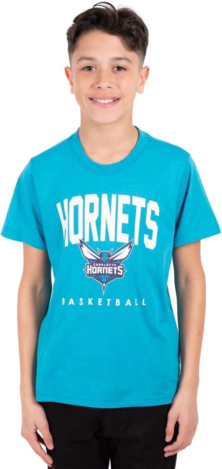 Ultra Game NBA Charlotte Hornets Boys Super Soft Game Time T-Shirt|Charlotte Hornets - UltraGameShop