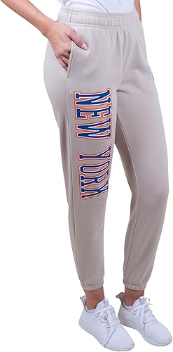 Ultra Game NBA New York Knicks Women's Super Soft Active Fleece Sweatpants Joggers|New York Knicks - UltraGameShop