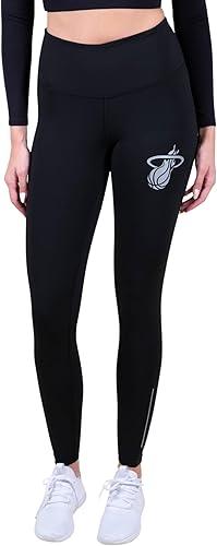 Ultra Game NBA Miami Heat Women's Super Soft Lightweight Leggings Fitness Sport Yoga Active Pants|Miami Heat - UltraGameShop