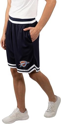 Ultra Game NBA Oklahoma City Thunder Official Men's Supreme Active Basketball Training Shorts|Oklahoma City Thunder - UltraGameShop