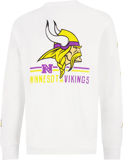 Ultra Game NFL Official Adults Super Soft Supreme Long Sleeve T-Shirt - Unisex|Minnesota Vikings