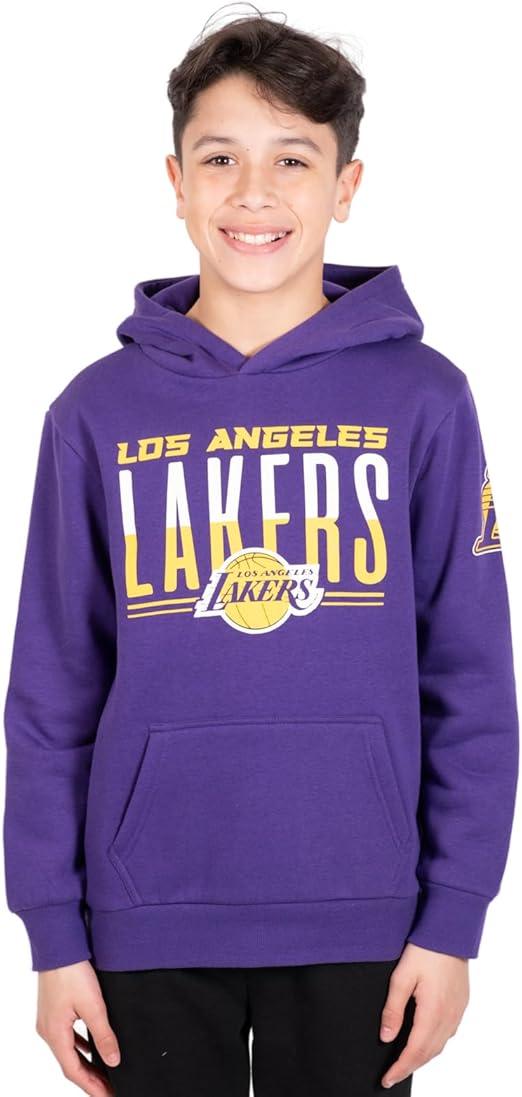 Ultra Game NBA Los Angeles Lakers Boys MVP Super Soft Pullover Hoodie Sweatshirt|Los Angeles Lakers - UltraGameShop