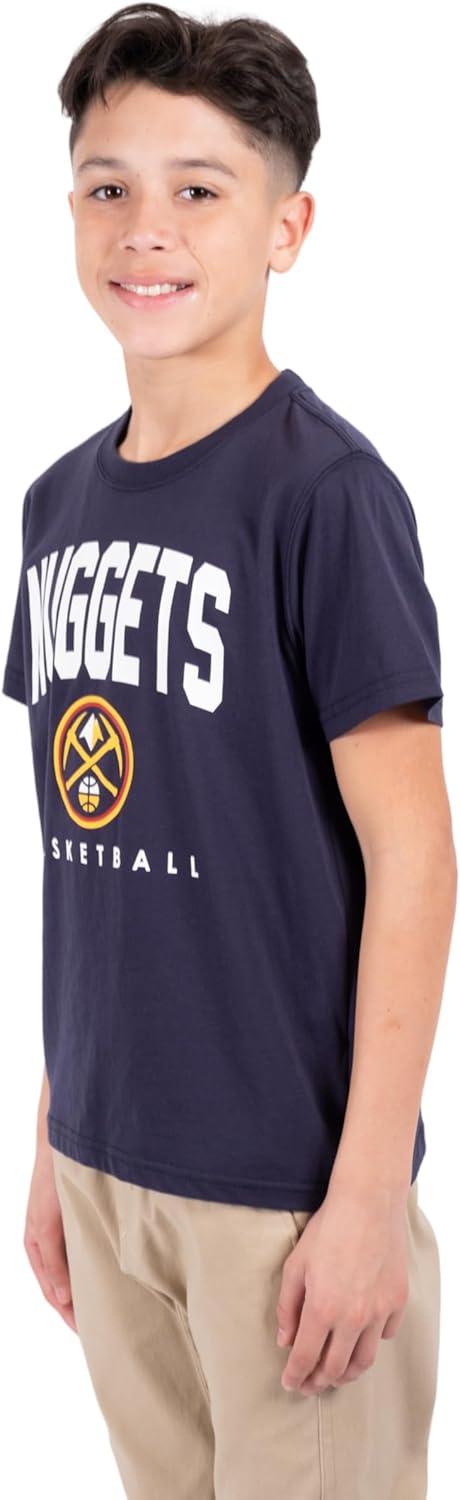 Ultra Game NBA Denver Nuggets Boys Super Soft Game Time T-Shirt|Denver Nuggets - UltraGameShop