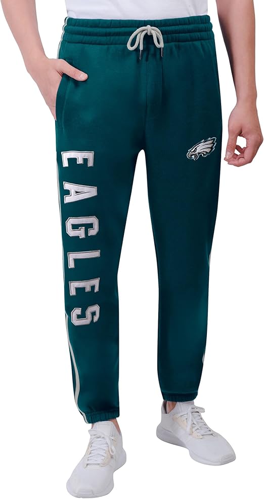 NFL Official Adults Active Super Soft Fleece Game Day Jogger Sweatpants - Unisex|Philadelphia Eagles