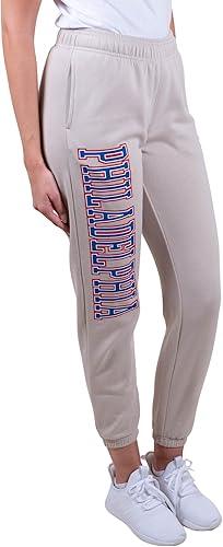 Ultra Game NBA Philadelphia 76ers Women's Super Soft Active Fleece Sweatpants Joggers|Philadelphia 76ers - UltraGameShop