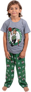 Ultra Game NBA Boston Celtics Boys 2 Piece Tee Shirt & Lounge Pants Pajama Set|Boston Celtics - UltraGameShop