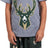 Ultra Game NBA Milwaukee Bucks Boys 2 Piece Tee Shirt & Lounge Pants Pajama Set| Milwaukee Bucks - UltraGameShop