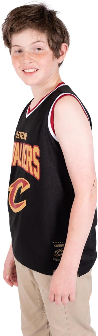 Ultra Game NBA Cleveland Cavaliers Boys Sleeveless Mesh Tank Top Muscle T-Shirt|Cleveland Cavaliers - UltraGameShop