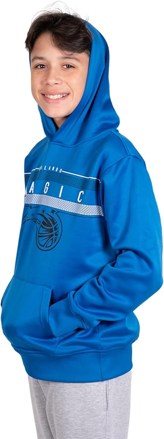 Ultra Game NBA Orlando Magic Boys Super Soft Poly Midtwon Pullover Hoodie Sweatshirt|Orlando Magic - UltraGameShop