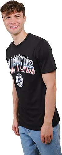 Ultra Game Men's NBA Los Angeles Clippers Arched Plexi Short Sleeve T-Shirt|Los Angeles Clippers - UltraGameShop