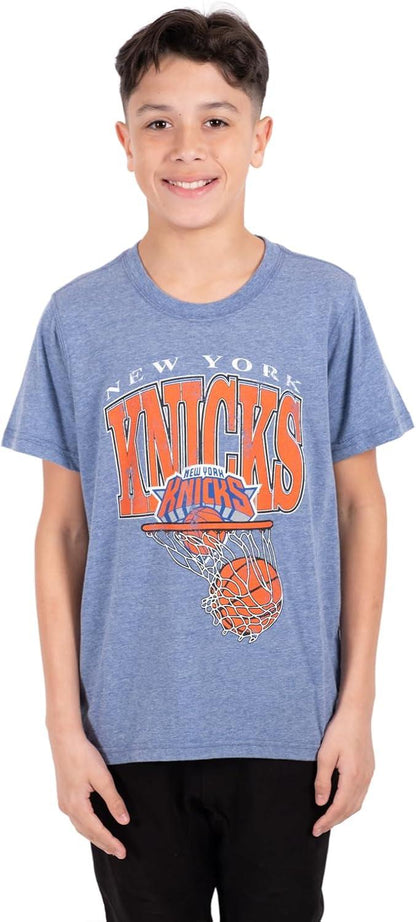 Ultra Game NBA New York Knicks Boys Super Soft Distressed T-Shirt|New York Knicks - UltraGameShop