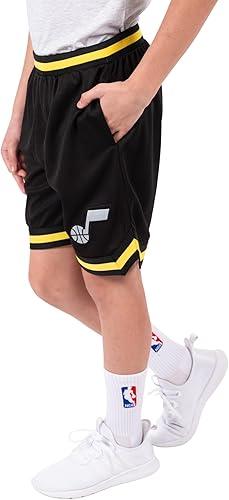 Ultra Game NBA Utah Jazz Boys Active Knit Slam Basketball Training Shorts|Utah Jazz - UltraGameShop