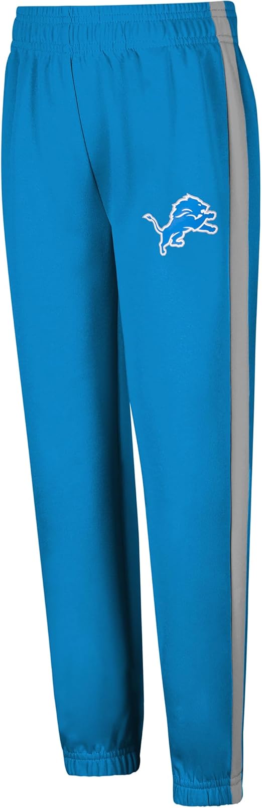 Ultra Game NFL Official Youth Uniform Set - Includes Super Soft Jersey, Pants, Iron on Numbers & Team Sticker Set, Detroit Lions, Team Color|Detroit Lions