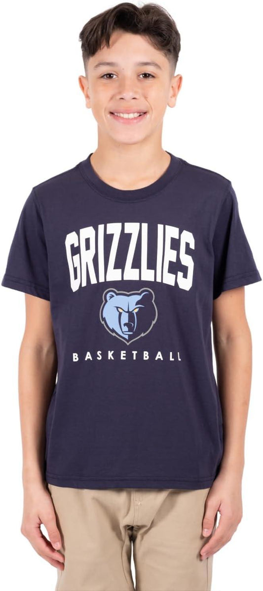 Ultra Game NBA Memphis Grizzlies Boys Super Soft Game Time T-Shirt|Memphis Grizzlies - UltraGameShop