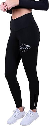 Ultra Game NBA Los Angeles Lakers Women's Super Soft Lightweight Leggings Fitness Sport Yoga Active Pants|Los Angeles Lakers - UltraGameShop