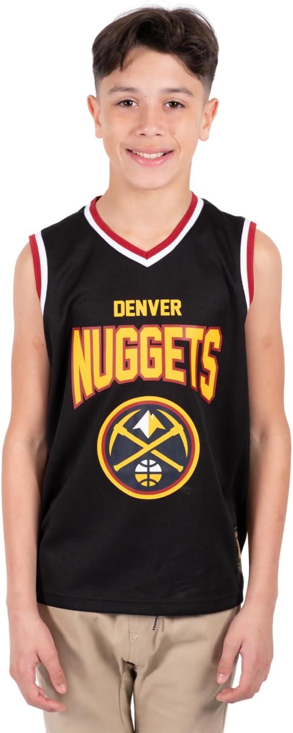 Ultra Game NBA Denver Nuggets Boys Sleeveless Mesh Tank Top Muscle T-Shirt|Denver Nuggets - UltraGameShop