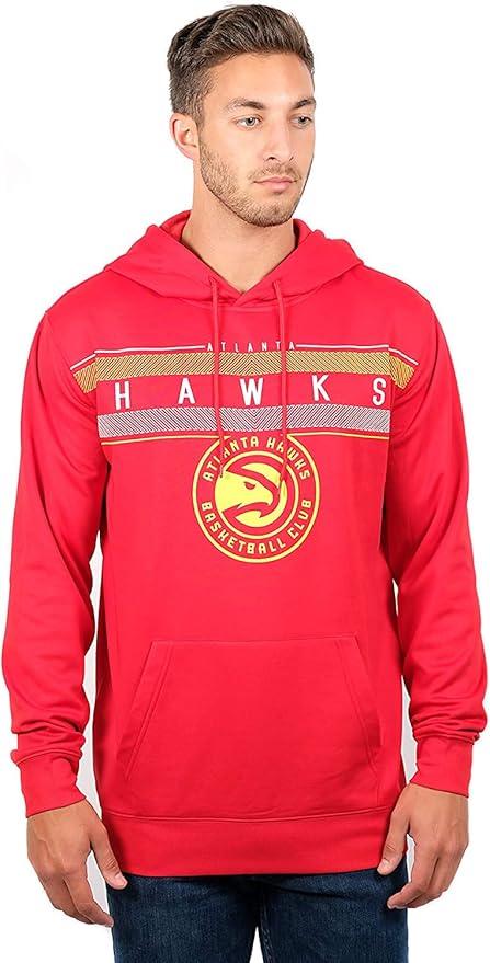 Ultra Game NBA Atlanta Hawks Men's Fleece Hoodie Pullover Sweatshirt Poly Midtown | Atlanta Hawks - UltraGameShop