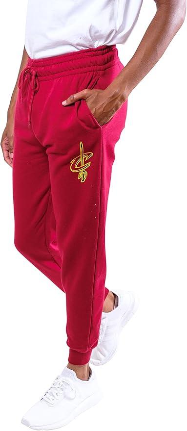 Ultra Game NBA Cleveland Cavaliers Men's Super Soft Game Day Jogger Sweatpants|Cleveland Cavaliers - UltraGameShop