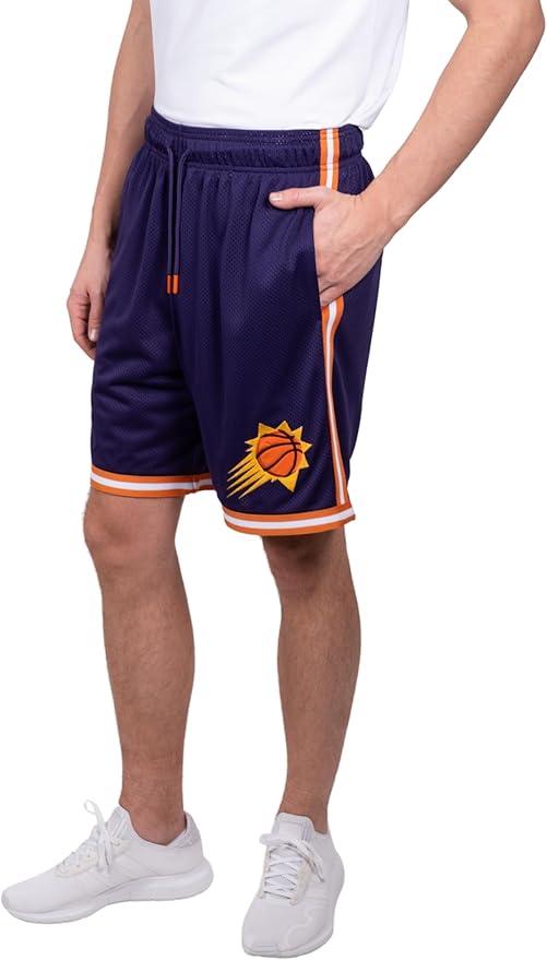 Ultra Game NBA Phoenix Suns Men's Slam Active Basketball Training Shorts|Phoenix Suns - UltraGameShop