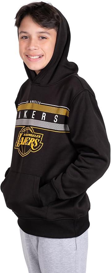 Ultra Game NBA Los Angeles Lakers Boys Super Soft Poly Midtwon Pullover Hoodie Sweatshirt|Los Angeles Lakers - UltraGameShop