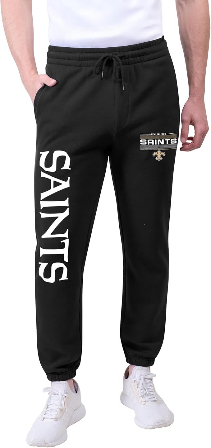 NFL Official Adults Super Soft Game Day Jogger Sweatpants - Unisex|New Orleans Saints
