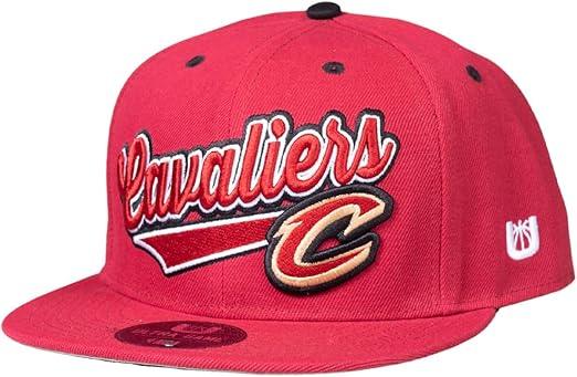 Ultra Game NBA Cleveland Cavaliers Boys 8-20 Snap Back 3D Embroidered Team Logo Baseball Cap Hat|Cleveland Cavaliers - UltraGameShop