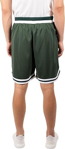 Ultra Game NBA Milwaukee Bucks Official Men's Supreme Active Basketball Training Shorts|Milwaukee Bucks - UltraGameShop