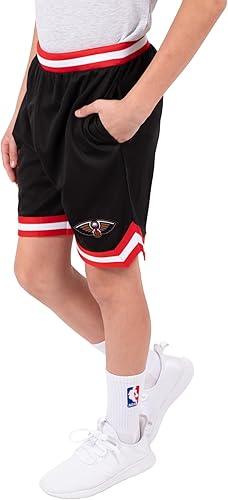 Ultra Game NBA New Orleans Pelicans Boys Active Knit Slam Basketball Training Shorts|New Orleans Pelicans - UltraGameShop