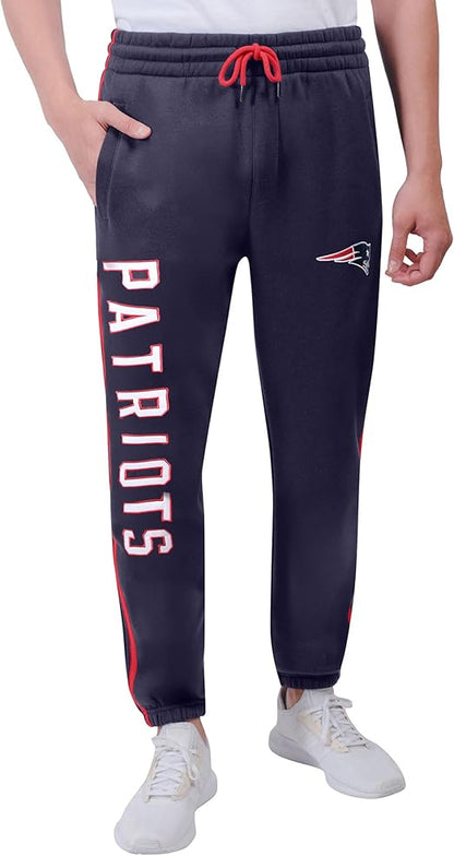 Ultra Game NFL Official Adults Super Soft Game Day Jogger Sweatpants - Unisex, New England Patriots|New England Patriots