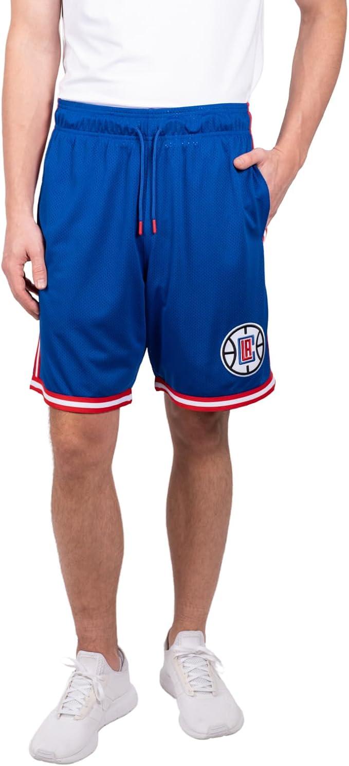 Ultra Game NBA Los Angeles Clippers Men's Slam Active Basketball Training Shorts|Los Angeles Clippers - UltraGameShop