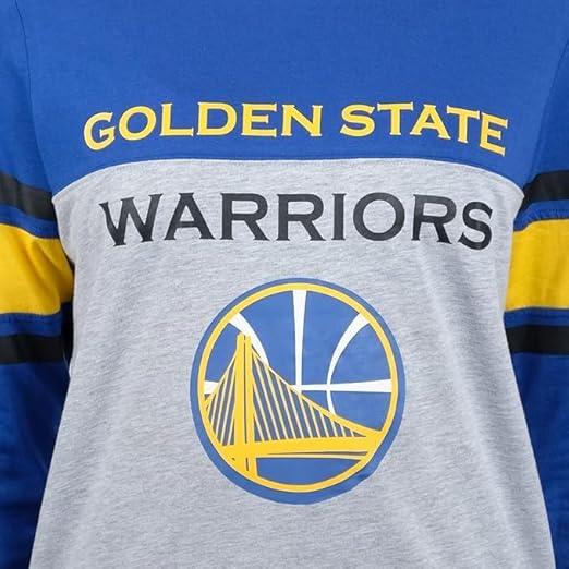 Ultra Game Golden State Warriors Women's Standard T Raglan Baseball 3/4 Long Sleeve Tee Shirt|Golden State Warriors - UltraGameShop