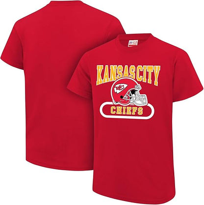 NFL Official Youth Super Soft Game Day T-Shirt, Kansas City Chiefs, Team Color 2024|Kansas City Chiefs