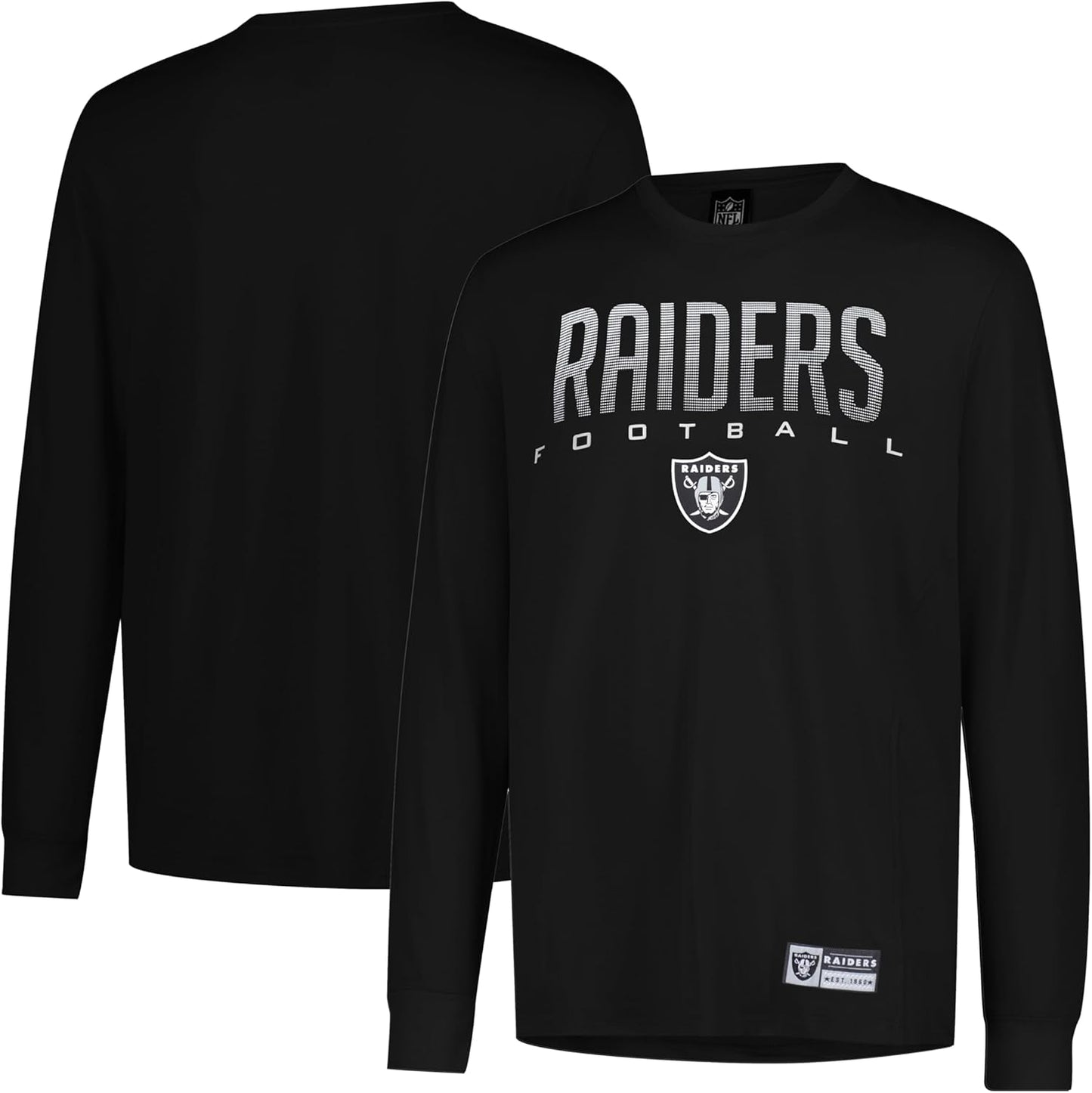 NFL Official Super Soft Game Day Long Sleeve T-Shirt|Las Vegas Raiders