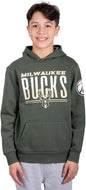 Ultra Game NBA Milwaukee Bucks Boys MVP Super Soft Pullover Hoodie Sweatshirt|Milwaukee Bucks - UltraGameShop