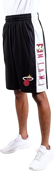 Ultra Game NBA Miami Heat Men's Active Soft Workout Basketball Training Shorts| Miami Heat - UltraGameShop