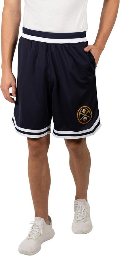 Ultra Game NBA Denver Nuggets Official Men's Supreme Active Basketball Training Shorts|Denver Nuggets - UltraGameShop