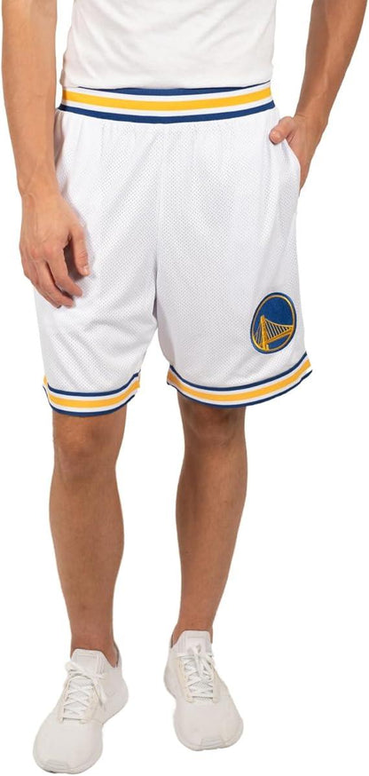 Ultra Game NBA Golden State Warriors Official Men's Showtime Active Basketball Training Shorts|Golden State Warriors - UltraGameShop